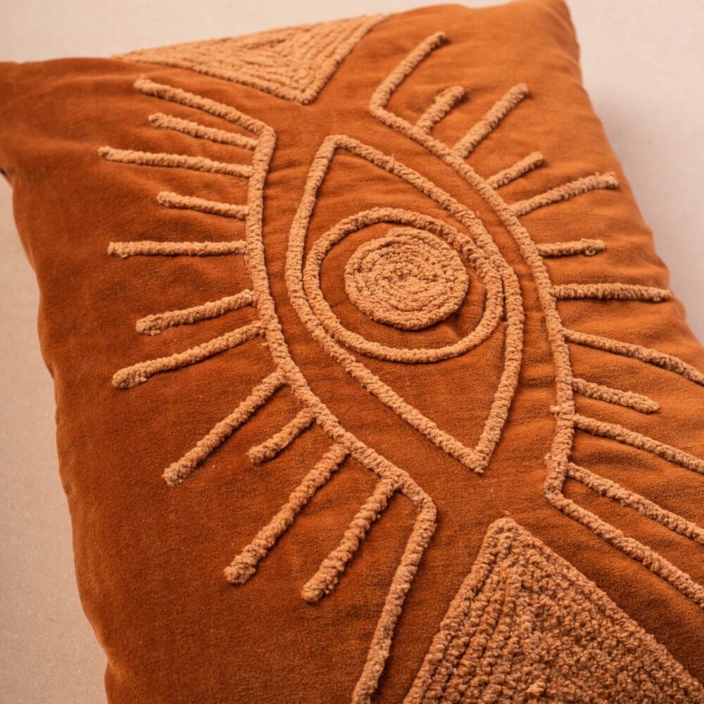 Ian Snow - Velvet Eye Pattern Cushion