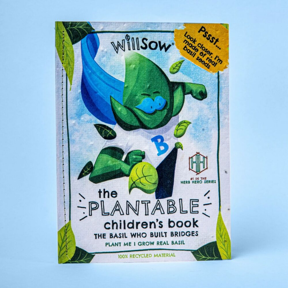 Willsow Plantable Book - Basil