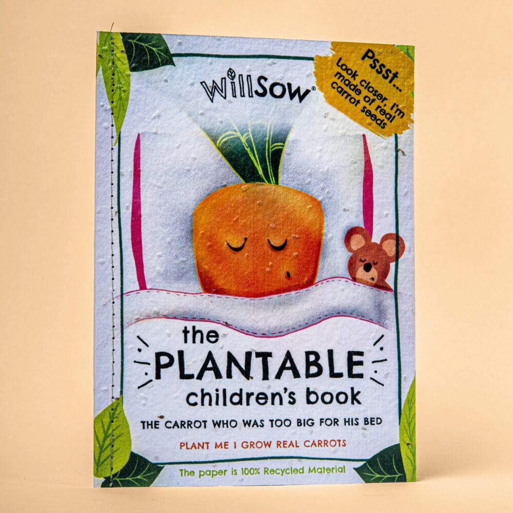 Willsow Plantable Book - Carrot