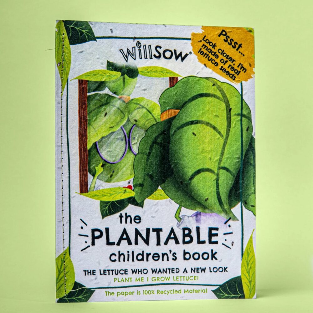 Willsow Plantable Book Lettuce