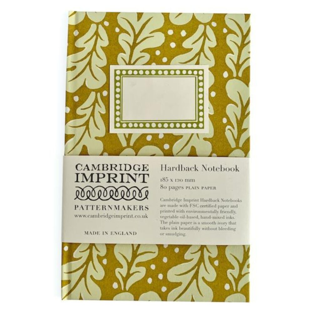 Cambridge Imprint Hardback Notebook - Yellow 1