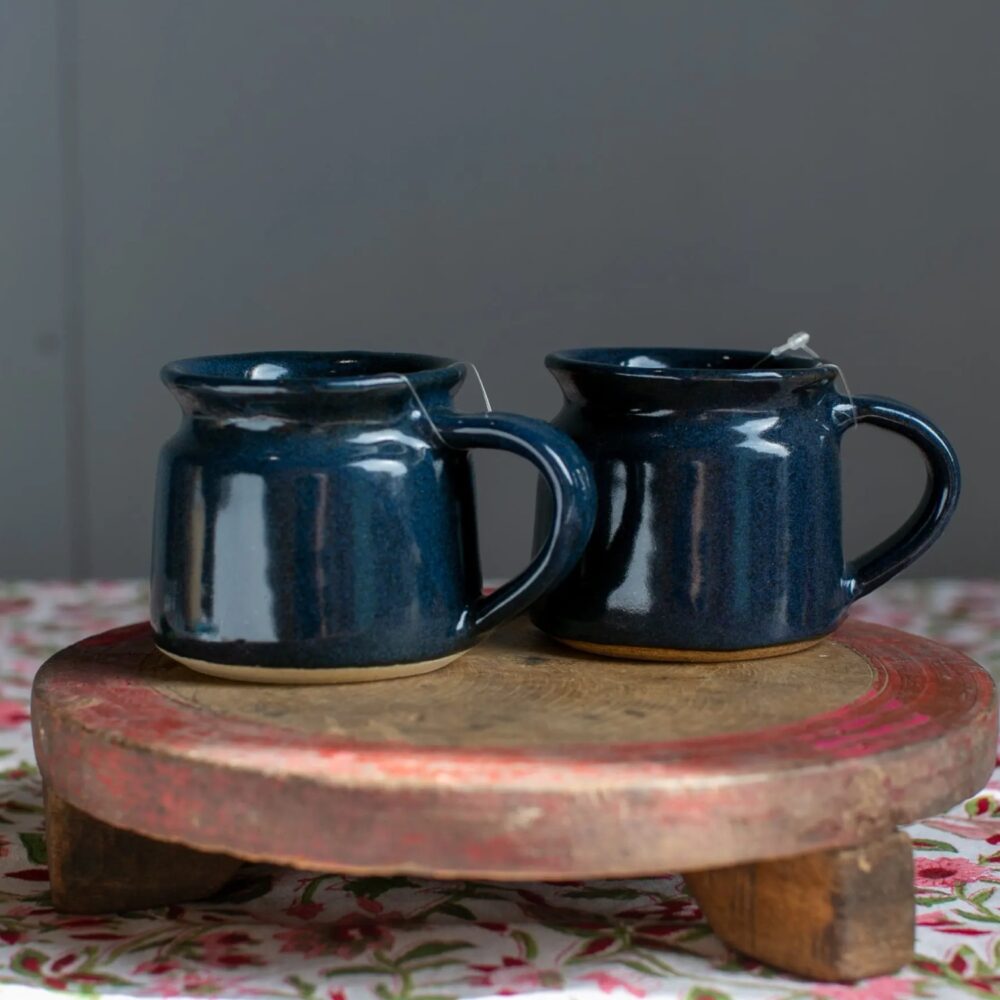New Overseas - Handmade Ceramic Mug - Navy Speckle