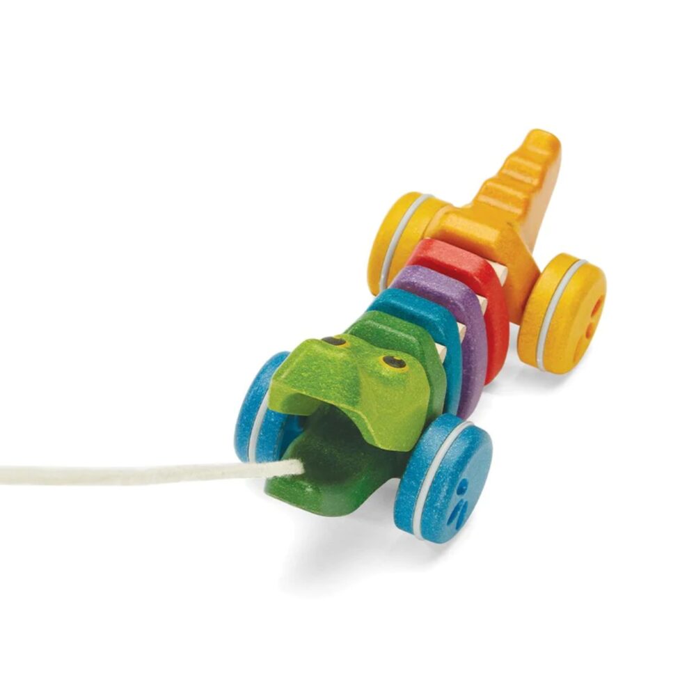 Plan Toys - Rainbow Alligator Toy