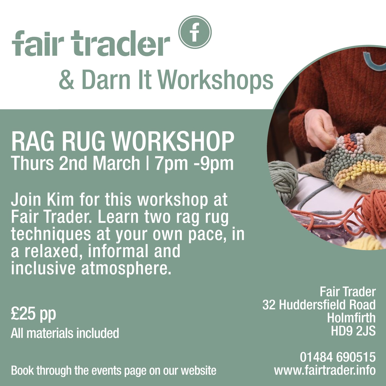 Darn It Rag Rug Workshop