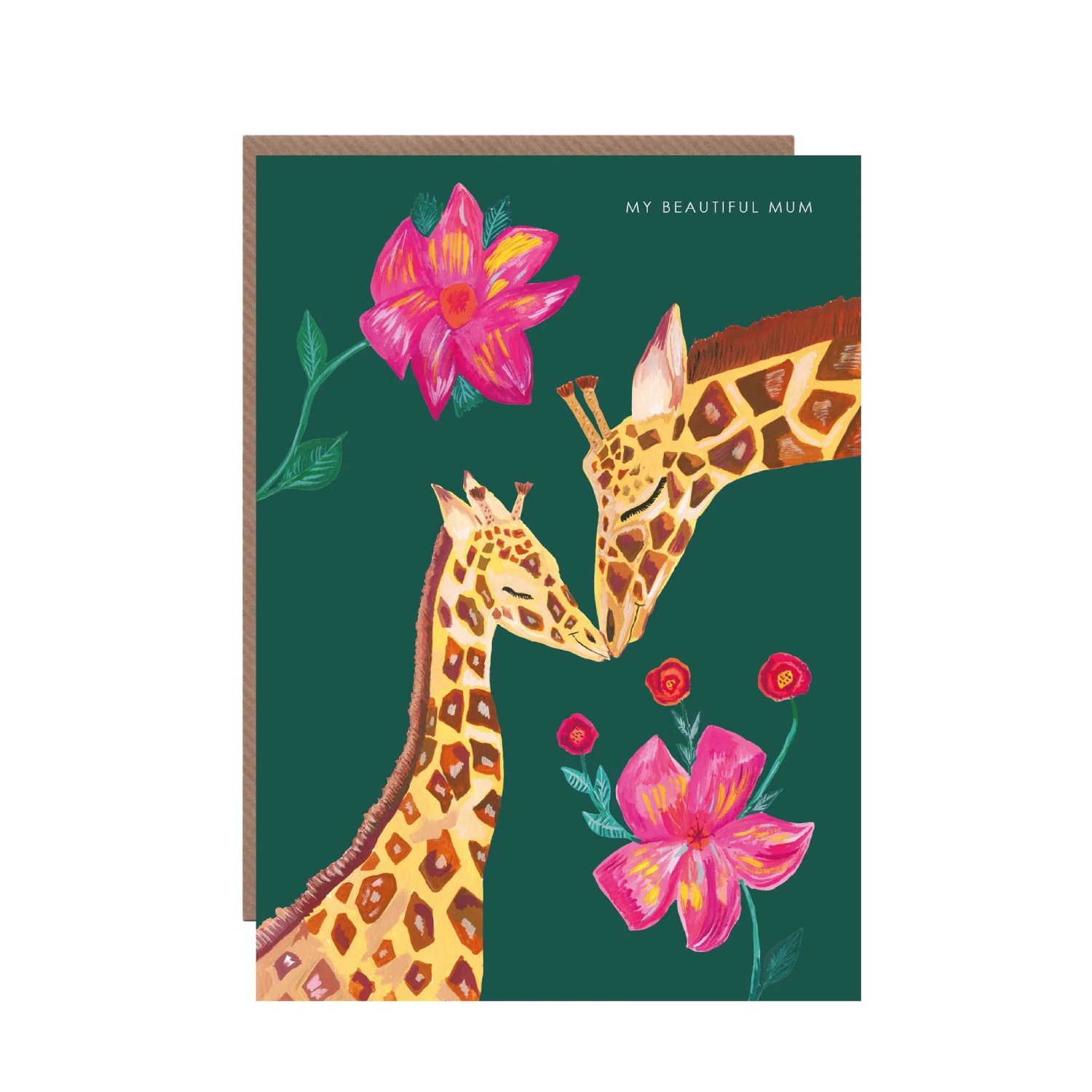Hutch Cassidy Giraffe Beautiful Mum Card