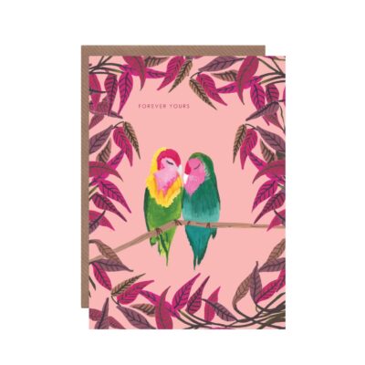 Hutch Cassidy Love Birds Valentines Card