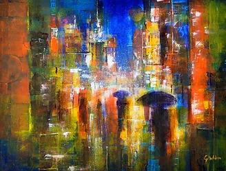 Rainy City Night, Glen Williams