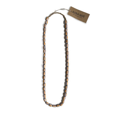 Aura Que JANGALI glass bead necklace