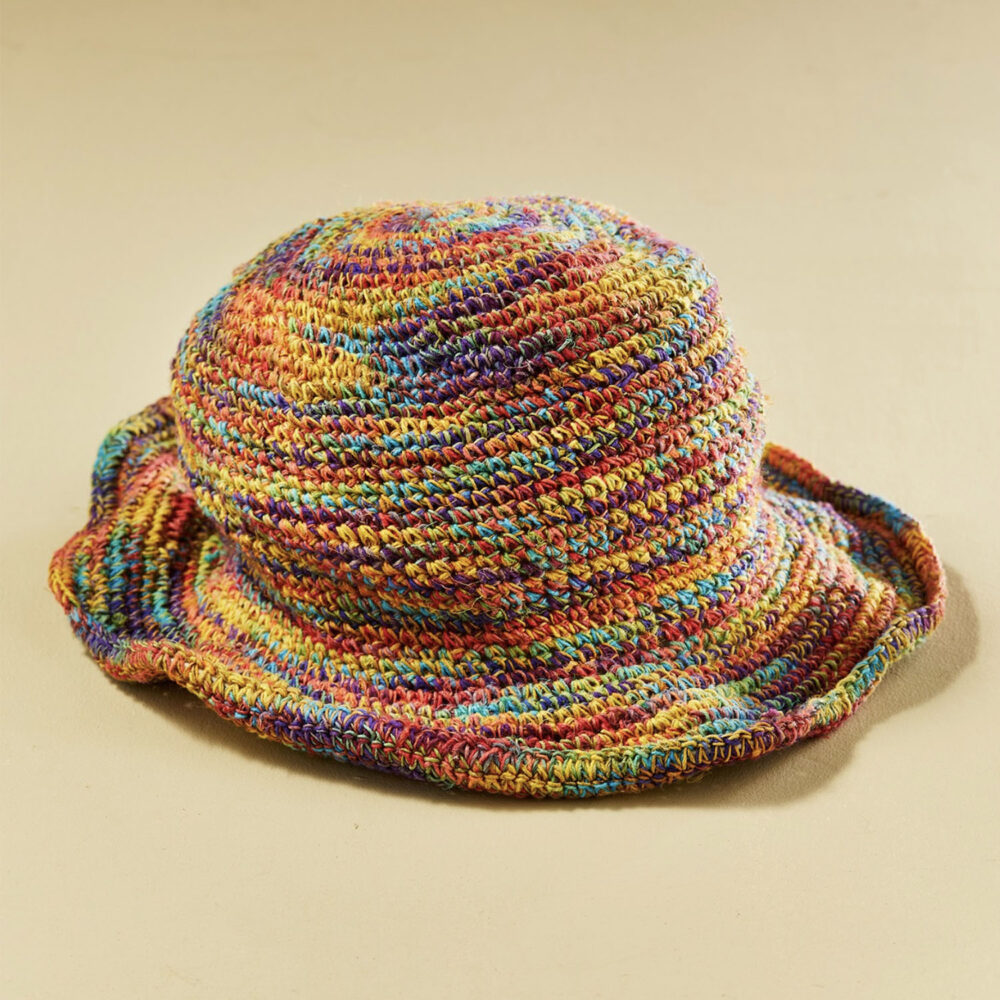 Namaste Rainbow Hemp Hat