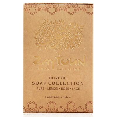 Zaytoun olive oil soap gift box