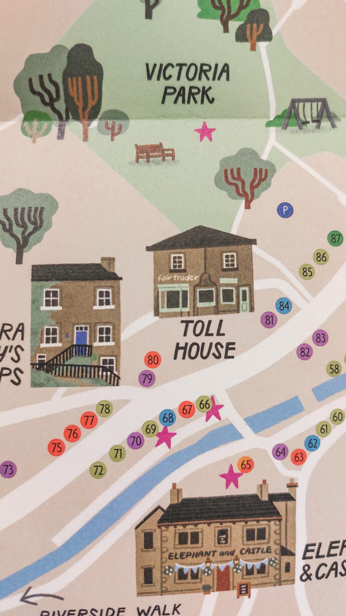 toll house on Holmfirth map
