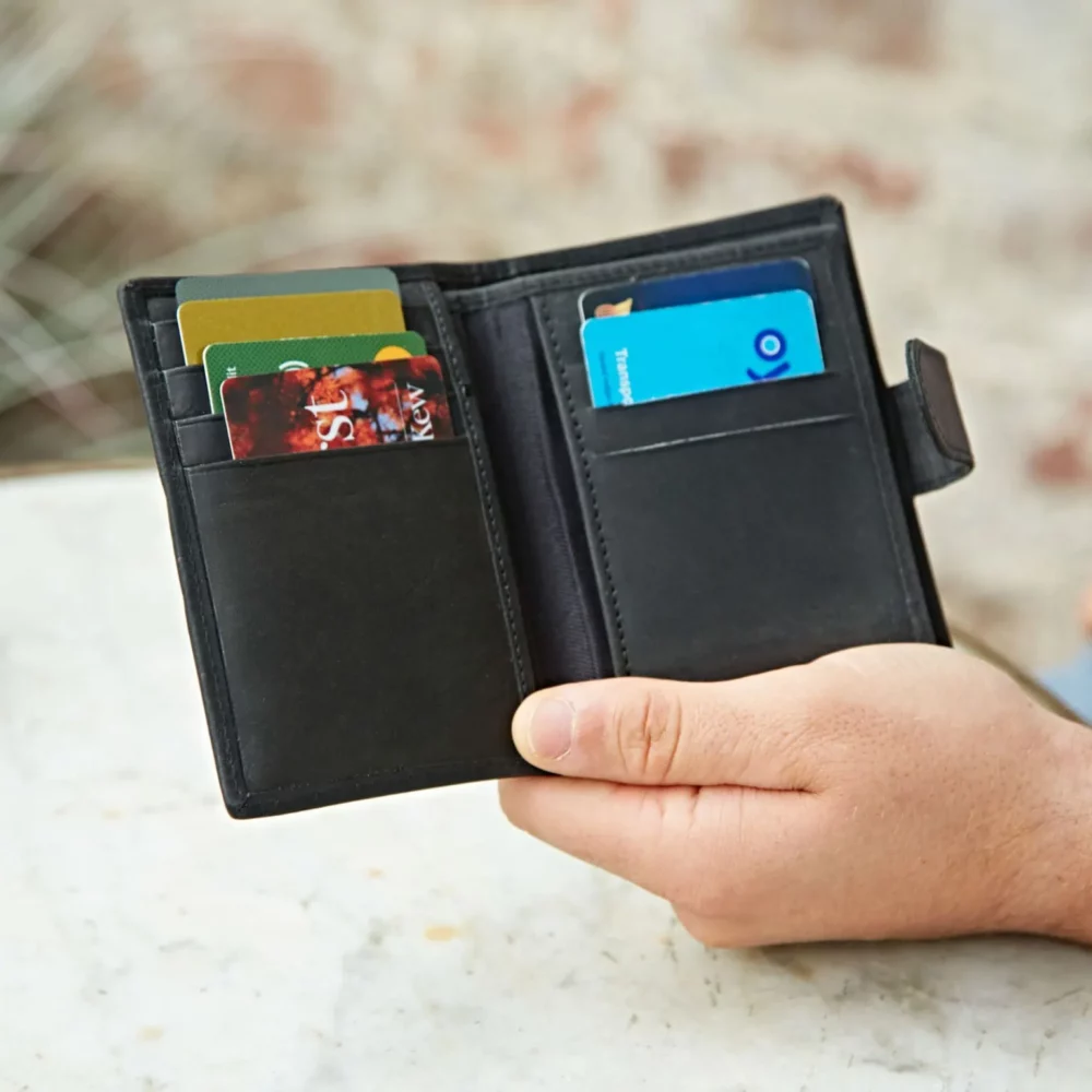 Buffalo Leather Credit Card Wallet